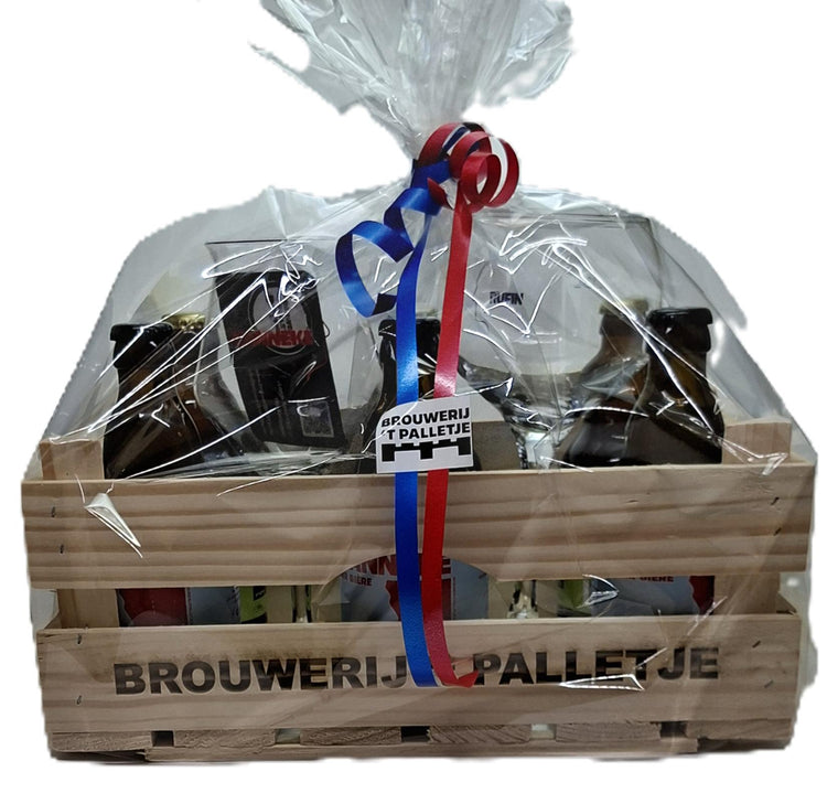 Fruitkistje Jeanneke en Rufin met glas